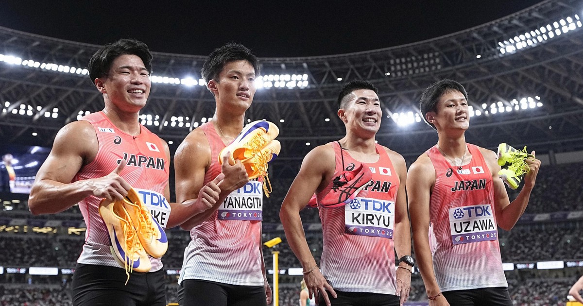Athletics: Japan reaches men's 4x100 final in front of roaring home crowd